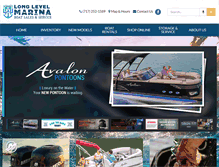 Tablet Screenshot of longlevelmarina.com